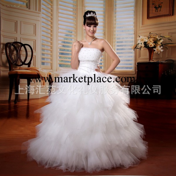 特賣供應2012全新歐美簡約時尚婚紗 婚紗批發 廠傢直銷w9556工廠,批發,進口,代購