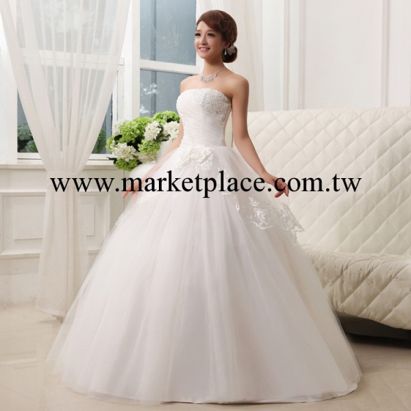 婚紗禮服旗袍 韓版公主新娘結婚熱賣抹胸齊婚紗 蘇州現貨熱賣工廠,批發,進口,代購