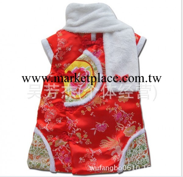 2013冬裝新款女童兒童旗袍唐裝新款唐裝女童夾棉旗袍批發供應工廠,批發,進口,代購
