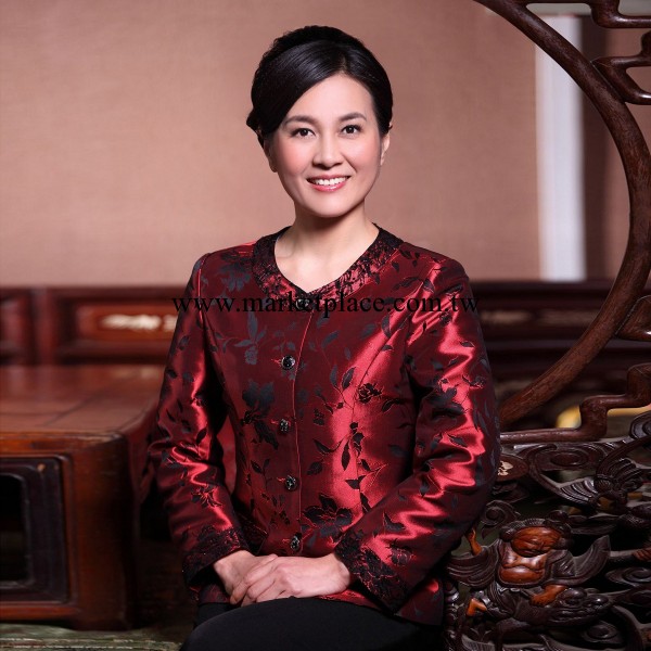 五月格格唐裝女士秋裝 中老年媽媽修身上衣外套 中式唐裝女裝1150工廠,批發,進口,代購