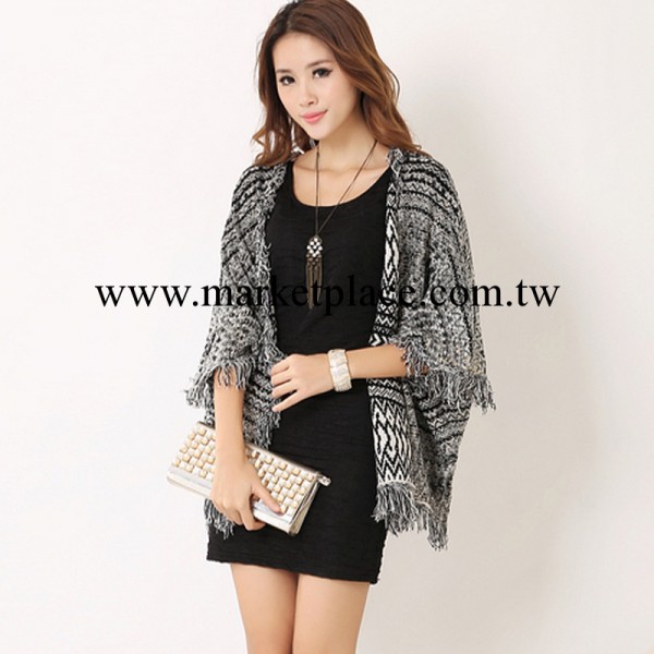 2014歐美百搭女短款針織開衫 小外套女式披肩毛衣 針織開衫女批發工廠,批發,進口,代購