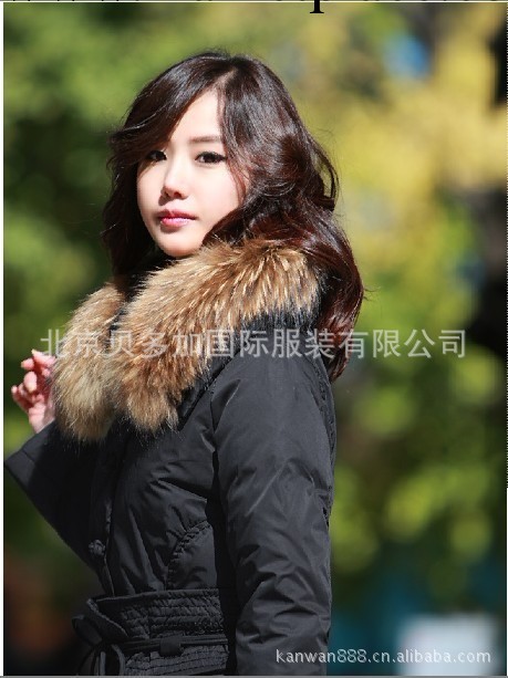 韓版立領女式羽絨衣定做冬裝女士中長款羽絨衣新款正品女裝潮外套工廠,批發,進口,代購