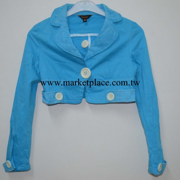 靚女外套 短款2014新款外套 品牌外貿款藍色小外套批發・進口・工廠・代買・代購