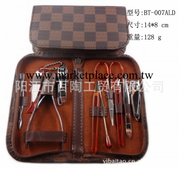 供應LV格十件套美甲工具套裝/10件套美容套裝/十件套修甲工具套裝工廠,批發,進口,代購