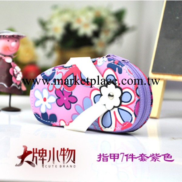 批發美甲工具套裝 韓國卡哇伊 拖鞋形狀指甲剪 指甲刀7件套工廠,批發,進口,代購