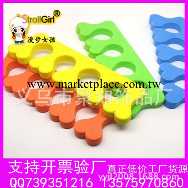 分指器固定手指/美甲工具分指棉/分趾器上色輔助器/顏色隨機工廠,批發,進口,代購