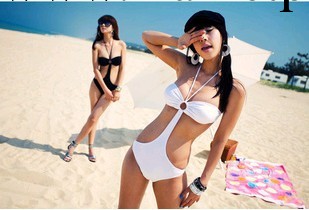 廠傢直銷維多利亞的秘密泳衣 連身泳衣 聚攏掛脖泳衣  女士泳衣工廠,批發,進口,代購