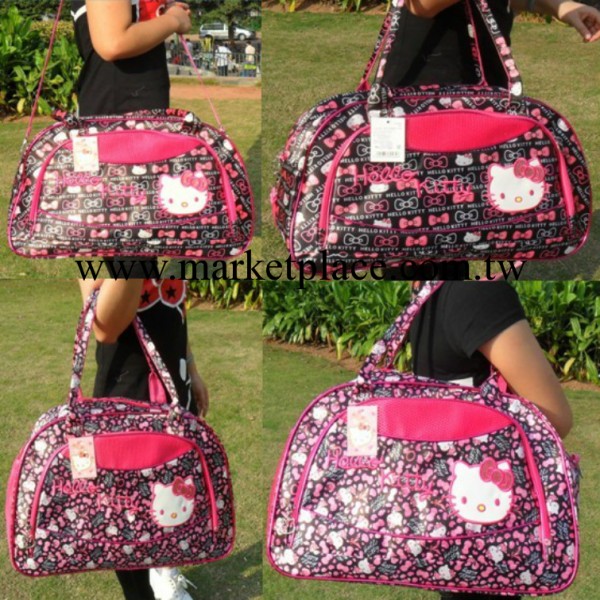 供應hello kitty卡通手提旅行包 時尚新款行李箱包 廠傢優勢批發工廠,批發,進口,代購