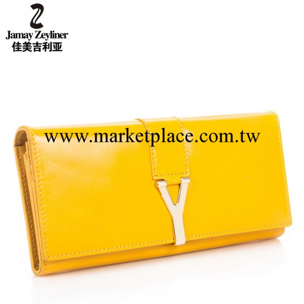 吉利亞女士長款錢包手拿包 歐美復古Y扣手包　女錢夾亮皮銀包批發工廠,批發,進口,代購