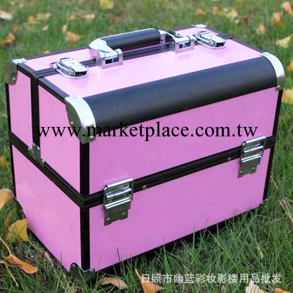 鋁合金化妝箱 雙開門大容量化妝箱樓/彩妝化妝師專用化妝箱工廠,批發,進口,代購
