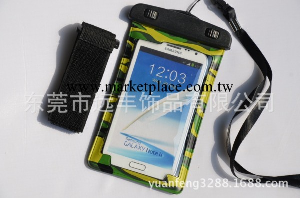 迷彩色PVC手機防水袋 IPX8級防水認證   大屏幕手機防水臂包工廠,批發,進口,代購