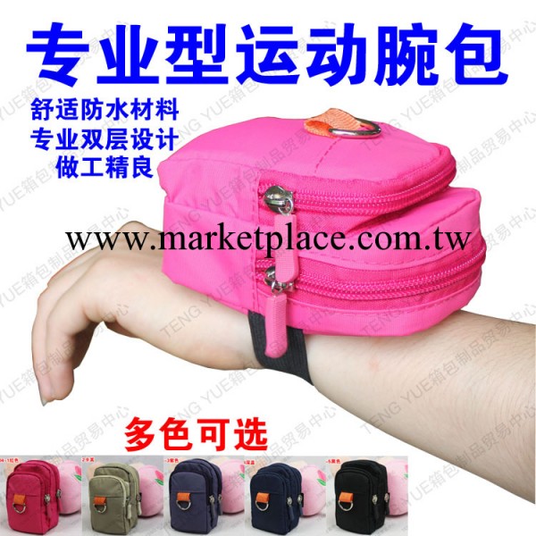 TENGYUE正品 高檔雙拉鏈手腕包臂包 手機零錢鑰匙戶外運動包0204工廠,批發,進口,代購