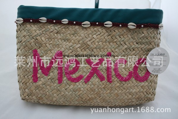 外貿日單 小巧簡約 草編工藝包工廠,批發,進口,代購
