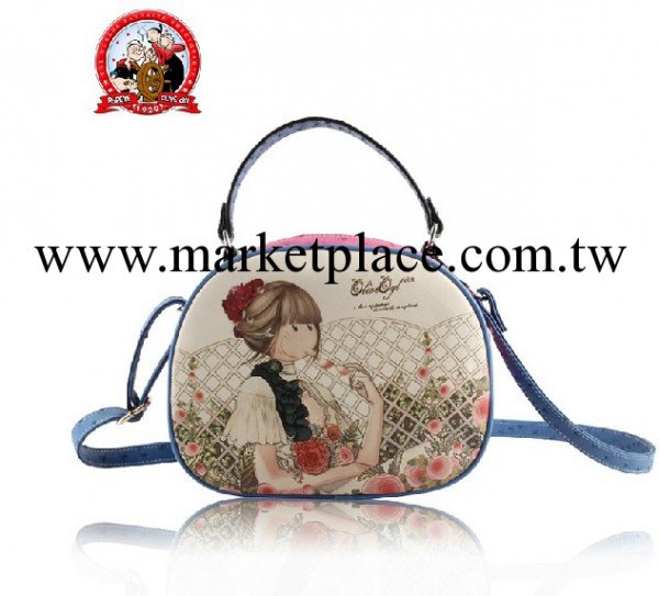【新品】2013年秋季奧麗薇Olive Oyl可愛淑女手提包斜挎包R8002-2工廠,批發,進口,代購