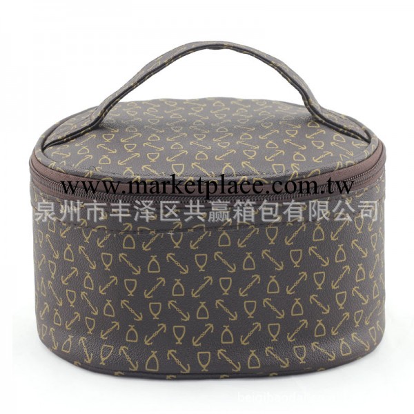 【貝奇包袋】經典復古 小魚鉤 手提化妝箱 單件套 內附化妝鏡工廠,批發,進口,代購