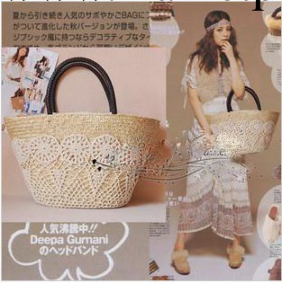 廠傢直銷批發草編 高檔鉤花裝飾系列高檔女包特色產品女士包袋工廠,批發,進口,代購