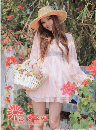 精品包滿兩件包郵時尚潮流小花仙子 手提 草編包 草包 女包 1312#工廠,批發,進口,代購