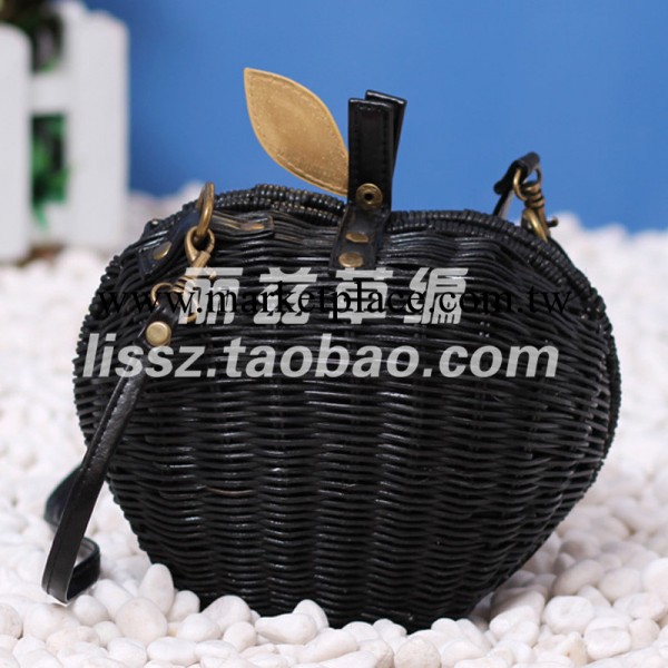 麗茲 2013新款VIVI同款草編包時尚可愛藤編包糖果單肩斜跨包B302工廠,批發,進口,代購