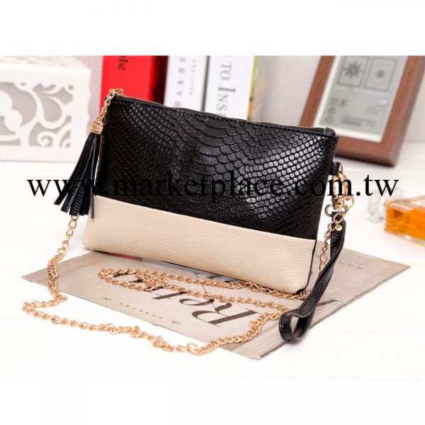 &ldquo;天天限量購&rdquo;特供商牛皮鏈條單肩斜挎包手拿包晚宴包真皮女包工廠,批發,進口,代購