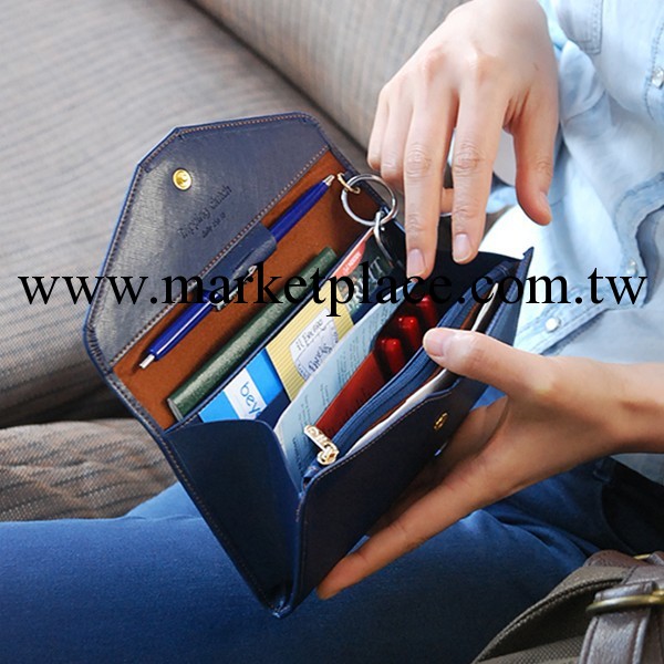 2014新品韓國復古大容量女士錢包大屏幕手機包 包 手拿包 零錢包工廠,批發,進口,代購