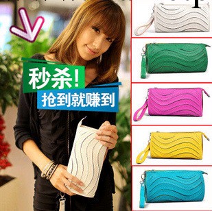 2013夏季新款女包韓版波浪紋女式包潮手拿包斜挎單肩小錢包包批發工廠,批發,進口,代購