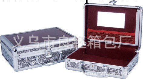 義烏廠批發女士時尚化妝箱 化妝盒首飾盒 珠寶首飾箱 鋁制化妝箱工廠,批發,進口,代購