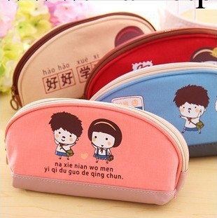 背包情侶（大隊長）半圓手拿包 零錢包 懷舊系列筆袋 手機鑰匙包工廠,批發,進口,代購