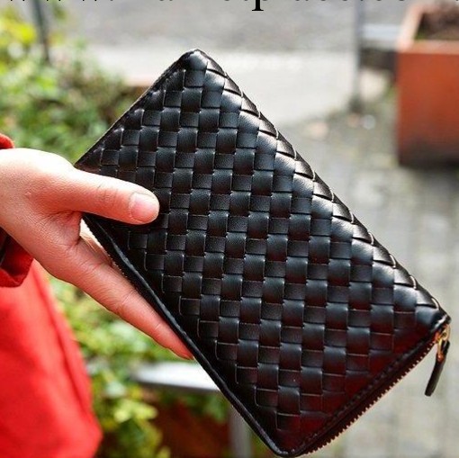 180#2014新款韓版純手工編制潮包男女通用長款錢包錢夾手拿包批發工廠,批發,進口,代購