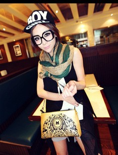 歐美爆款女 印花圖紋亮皮貓貓手拿單肩斜挎包百搭休閒包廠傢批發工廠,批發,進口,代購