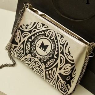 女包2013新款女包包貓貓新款韓版復古印花手拿包鏈條單肩包女批發工廠,批發,進口,代購