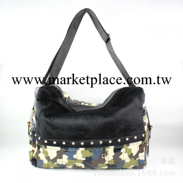 韓版女式時尚迷彩包包休閒包斜挎包單肩包兩用包工廠,批發,進口,代購
