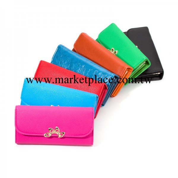 2013新款女士手拿包  錢包   糖果色女士錢夾工廠,批發,進口,代購