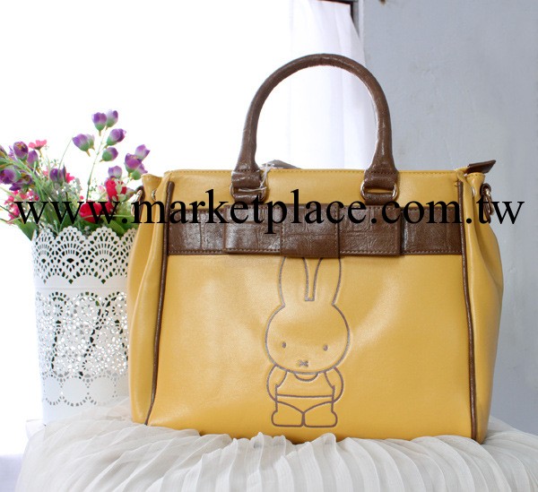 日韓外貿皮包女士單肩包甜美休閒手提兩用包包米菲圖案女包斜挎包工廠,批發,進口,代購