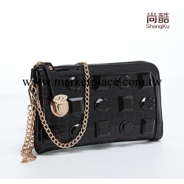 2014新款皮錢包手拿包 女式手抓包大鉆石晚宴包 迷你斜跨女包工廠,批發,進口,代購