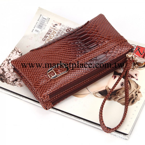 廠傢直銷 2014年 新款潮包大容量拉鏈女士錢包女長款 漆皮手拿包工廠,批發,進口,代購