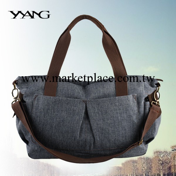 [漾]混批韓版時尚純色帆佈包手提斜挎包兩用品牌女包包單肩包潮流工廠,批發,進口,代購