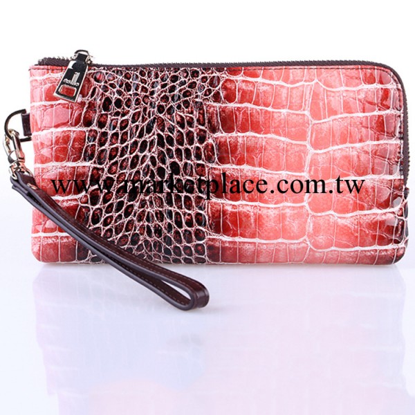 孫氏風度時尚新款蟒蛇紋女士錢包批發 牛皮手拿包小款子母包代理工廠,批發,進口,代購