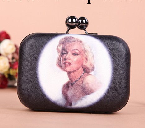 2013春夏最新款瑪麗.蓮夢露手拿包晚宴包斜挎女包夾子包1307工廠,批發,進口,代購