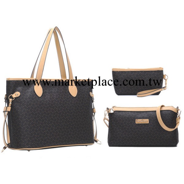 2013新款歐美潮包 三件套子母包 單肩包斜挎包 手拿包工廠,批發,進口,代購