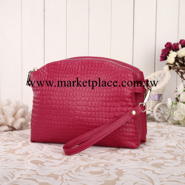 時尚歐美新款真皮女包潮單肩包斜挎新款石頭紋女士手拿包手抓包包工廠,批發,進口,代購