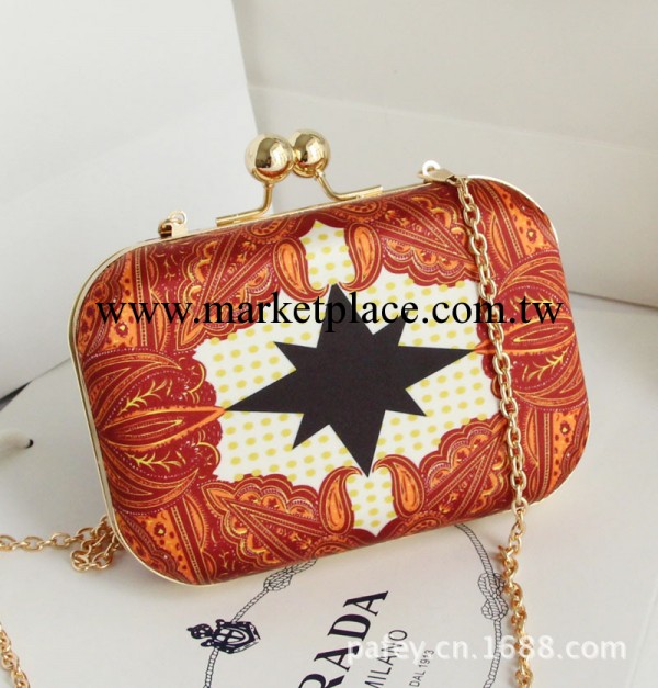 歐美新款巨美星空圖騰晚宴包迷你鏈條小包單肩斜挎手拿包工廠,批發,進口,代購