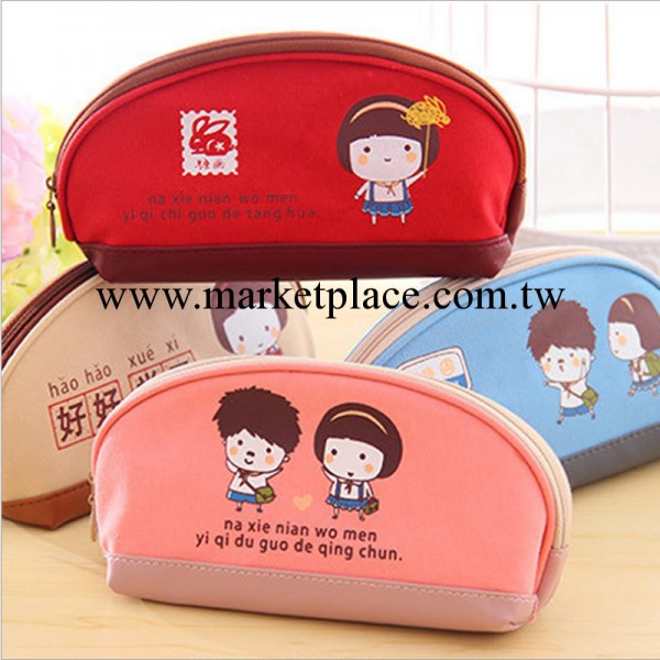 那些年半圓手拿包 可愛卡通零錢包 懷舊系列筆袋 雜物收納包批發工廠,批發,進口,代購