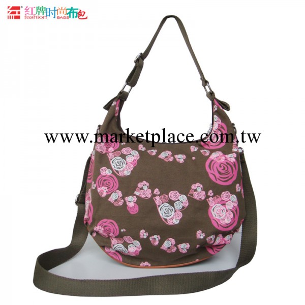 紅牌佈包 優質帆佈單肩斜挎兩用包 久久玫瑰系列 6549A工廠,批發,進口,代購