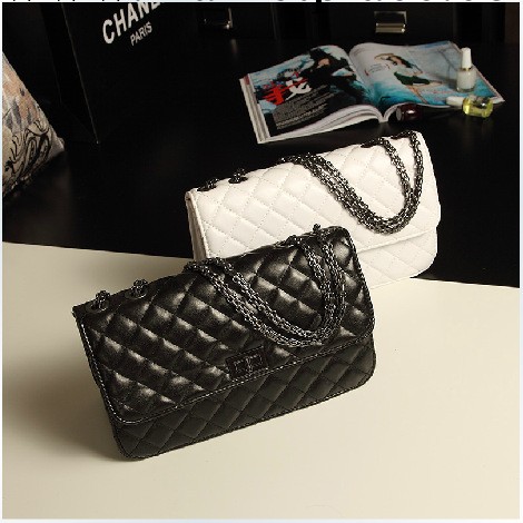 廣州女包批發 小挎鏈條包定型菱格小包大牌繡線菱格單肩手拿包工廠,批發,進口,代購