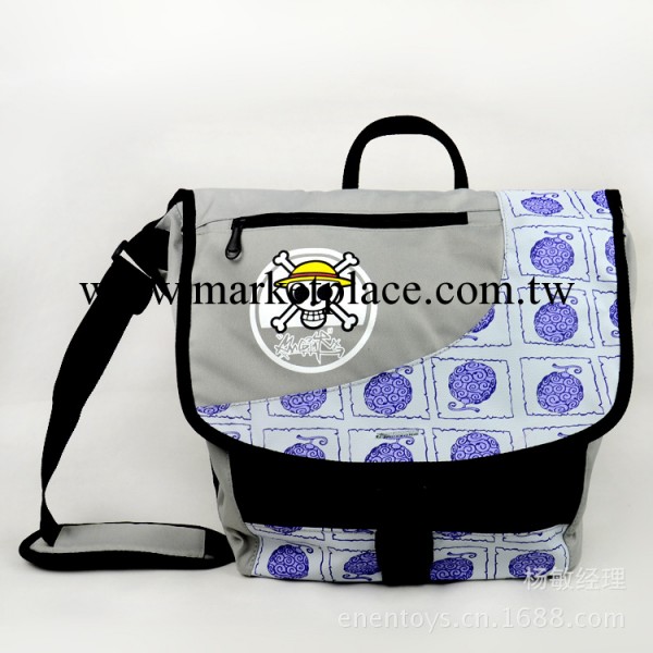 兩用動漫背包 海賊王 路飛草帽團標志 帆佈書包 中學生單肩斜挎包工廠,批發,進口,代購