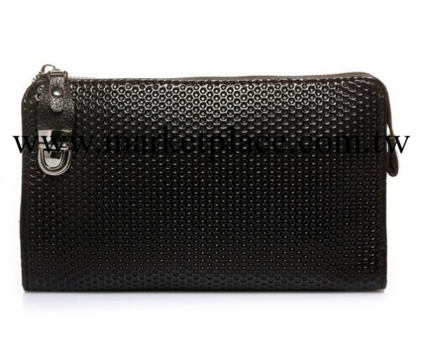 廠價批發2012新款壓花手拿包真皮女男包頭層牛皮手抓包zy9182工廠,批發,進口,代購