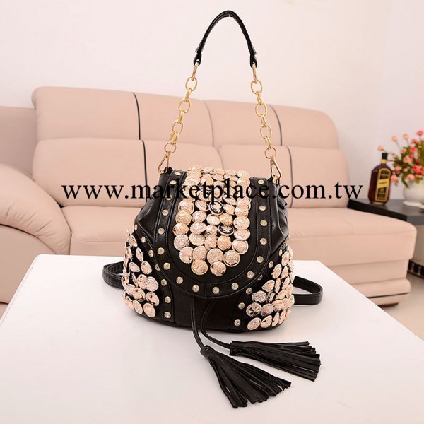 2013新款紐扣雙背女包 時尚韓版爆款包 單肩雙背兩用女包批發工廠,批發,進口,代購