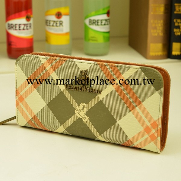 女士長款中高檔小熊錢包卡包現貨批發新款韓國女式手拿包晚宴包工廠,批發,進口,代購