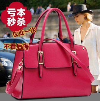 2014夏季新款潮 歐美時尚百搭油皮女包 斜挎單肩手提包  特價批發工廠,批發,進口,代購
