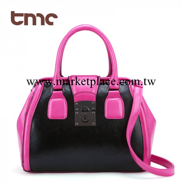 tmc 2013新款歐美風時尚潮流撞色女包醫生包手提單肩斜挎包JY109工廠,批發,進口,代購